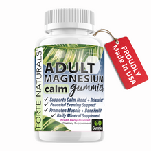 Load image into Gallery viewer, ADULT Magnesium Calm Gummies Chewable Supplements 250mg