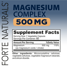 Load image into Gallery viewer, Magnesium Citrate Complex 500mg