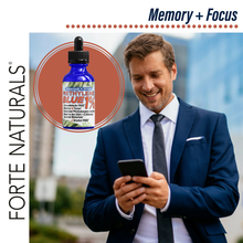 Load image into Gallery viewer, METHYLENE BLUE Pharmaceutical Grade USP, 3rd Party Tested for Purity No Formaldehyde, Made in USA, 50mL 2 oz glass bottle FORTE NATURALS Methylene Blue 1% Oral Drops for Humans