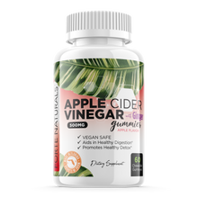 Load image into Gallery viewer, FORTE NATURALS Apple Cider Vinegar Gummies with Ginger 500mg Vegan vitamin Supplements