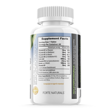 Load image into Gallery viewer, Vitamin B COMPLEX Supplements B1 Thiamin + B2 + B3 Niacin + B5 + B6 + B12 + Biotin Tablets