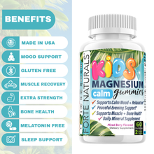 Load image into Gallery viewer, KIDS Magnesium Citrate Calm Bedtime Gummy Supplements Chewable
