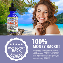 Load image into Gallery viewer, METHYLENE BLUE Pharmaceutical Grade USP, 3rd Party Tested for Purity No Formaldehyde, Made in USA, 50mL 2 oz glass bottle FORTE NATURALS Methylene Blue 1% Oral Drops for Humans
