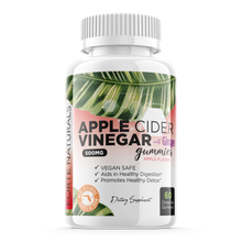 Load image into Gallery viewer, FORTE NATURALS Apple Cider Vinegar Gummies with Ginger 500mg Vegan vitamin Supplements

