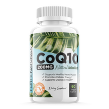 Load image into Gallery viewer, FORTE_NATURALS_CoQ10_200mg_high_potency_Maxium_Absorption_Heart_Health_Blood_Flow_Supplement_for_men
